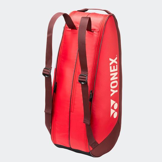 Yonex Τσάντα Πλάτης Τένις 6 Ρακετών Κόκκινη