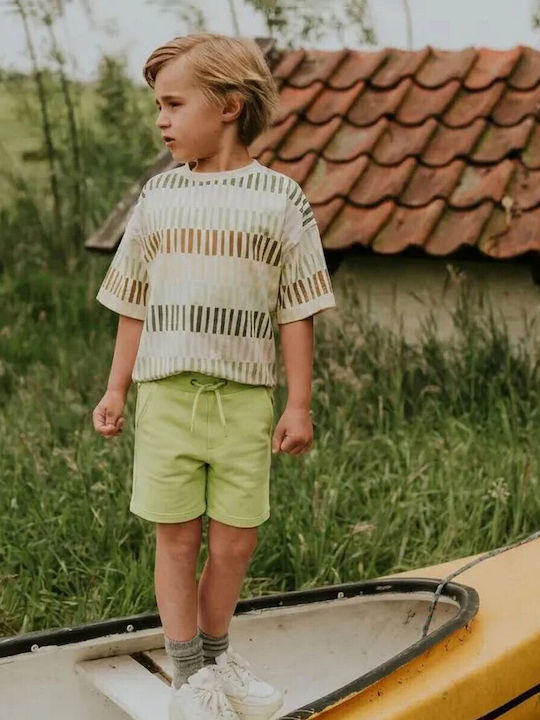 Pantaloni Scurți/Bermude Pentru Copii Din Țesătură Verde