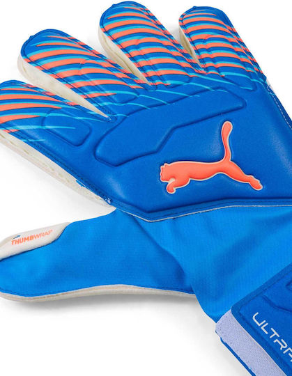 PUMA Ultra Match Protect Kids Goalkeeper Gloves Blue