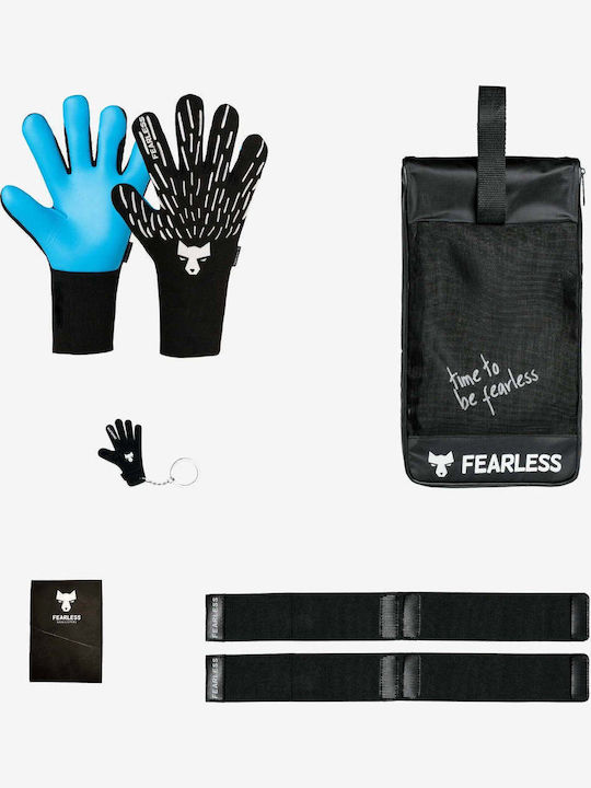 Fearless Goalkeepers Wolf Pro Adults Goalkeeper Gloves Turquoise