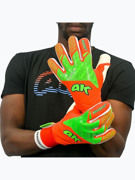 4Keepers Adults Goalkeeper Gloves Orange