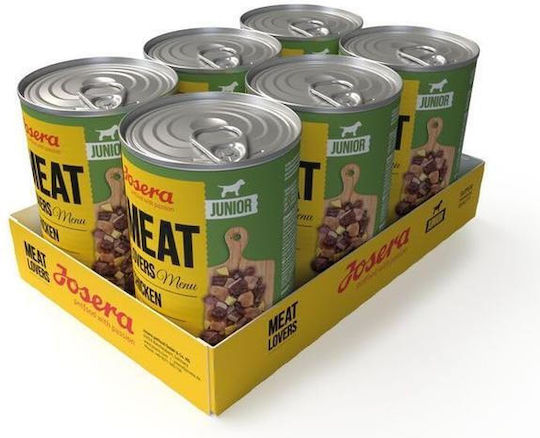 Josera Lovers Wet Food for Puppies in Cans with Meat and Chicken 400gr