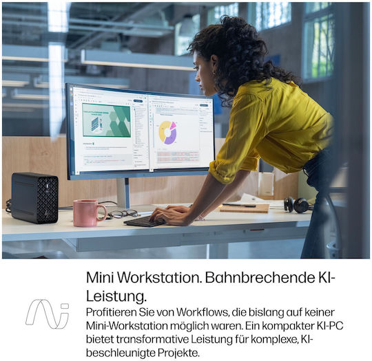 HP Z2 Mini G1a PC (Ryzen AI Max 300 Series Pro 395/128GB DDR5/2TB SSD/W11 Pro)