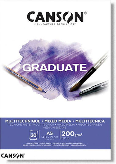 Canson Sketch Pads Sketchbook Graduate Mixed Media