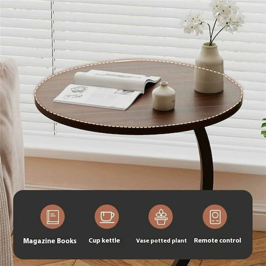 Side Coffee Table Brown Side Coffee Table Brown