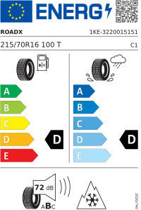 RoadX 215/70R16 100T Anvelopă Auto De Vară