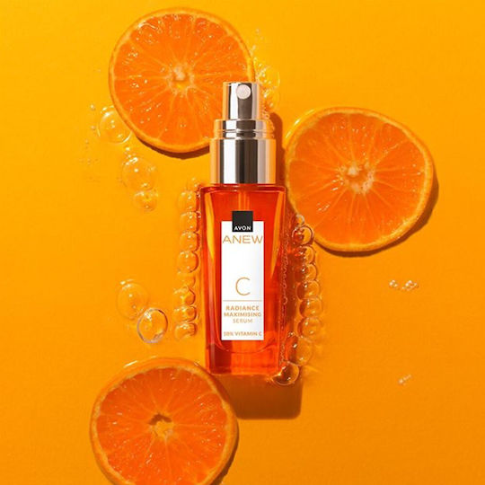 Avon Anew Витамин C Серум Хидратиращ Серум За Лице и Очи с Витамин C за Блясък и Детоксификация 30ml