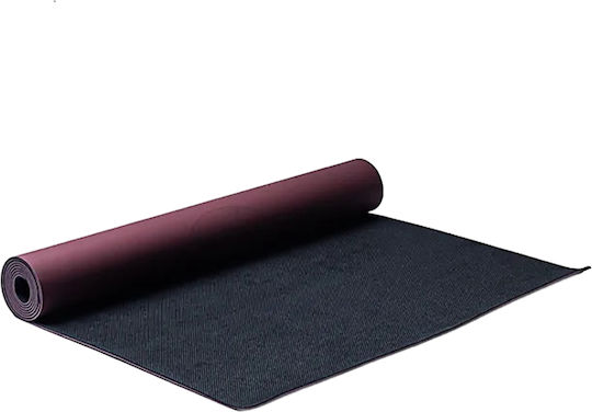 Στρώμα Γιόγκα Pro Yoga Mat Celestial Moon Burgundy 183cm Ιμάντα Μεταφοράς