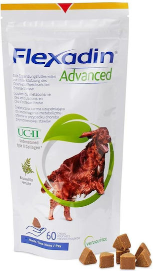 Vetoquinol Flexadin Advanced Πολυβιταμίνες Σκύλου σε Δισκία 60 tabs για Ενίσχυση Οργανισμού