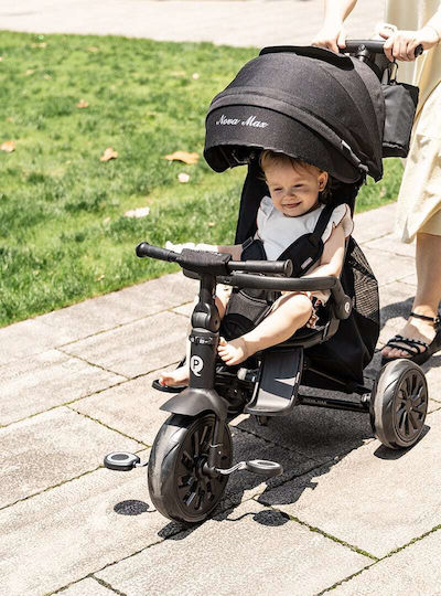 Q Play Nova Max Convertible with Parental Handle 6 in 1 for 10 Months Green