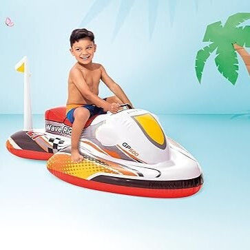 Kid's Inflatable Ride On Jet Ski 117x77cm