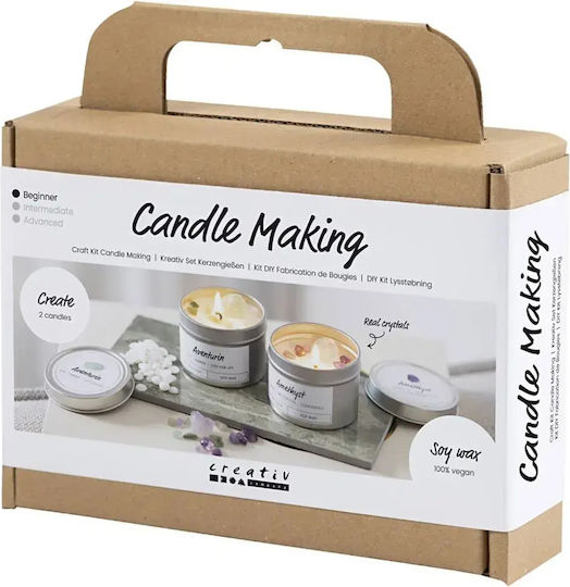 Craft Fun Mini Candle Casting Aventurin & Amethyst Κιτ Χειροτεχνίας