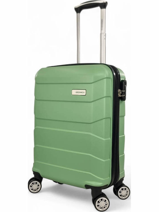 Greenwich Polo Club Cabin Hard Suitcase Green with 4 Wheels