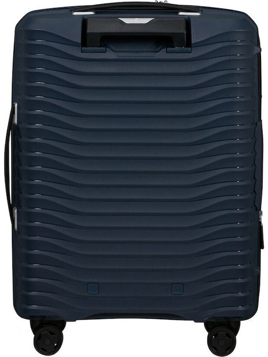 Samsonite Upscape Navy Blue Suitcase with 4 Wheels