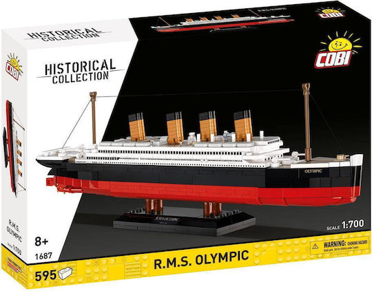 Cobi Model Figure Ship in Scale 1:700 With Glue and Colours 38.5x9.5x4cm