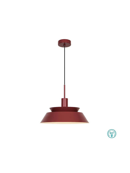 Viokef Hängelampe Rot mit Fassung E27 350x350cm.
