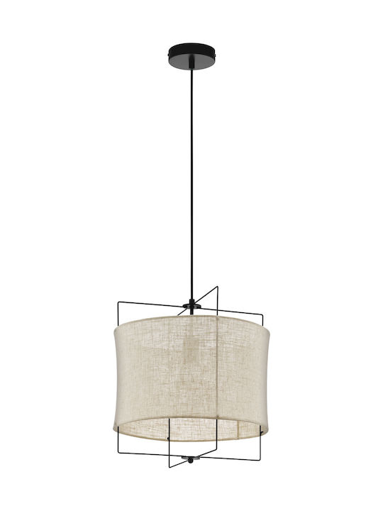 Eglo Bridekirk Pendant Light Black with Socket E27 40x110cm