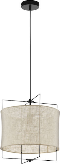 Eglo Bridekirk Pendant Light Black 40x110cm Eglo Bridekirk Pendant Light Black 40x110cm