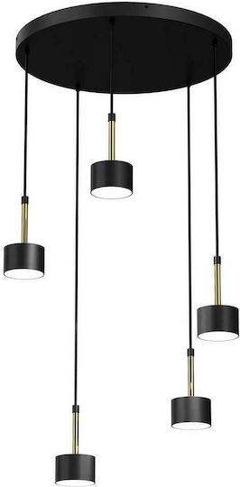 Eko Light Arena Hängelampe Schwarz 44cm