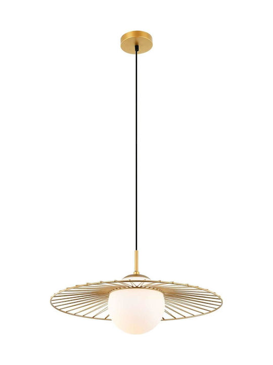 Italux Lustră Auriu cu Dulie E27 11x20cm.