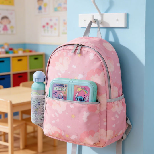 Disney Stitch Πλαστικό Παιδικό Σετ Φαγητού Lilo & Stitch 0.52lt