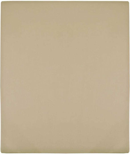 vidaXL Sheet Set with 1 Pillowcase for Single Bed with Elastic 90x200cm. Taupe 2pcs