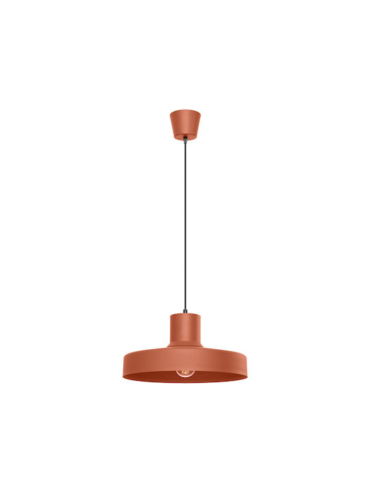 Sollux Pendant Light Red with Socket E27