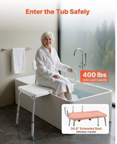 Vevor Κάθισμα Μπάνιου με Πλάτη 88x53x90.5cm
