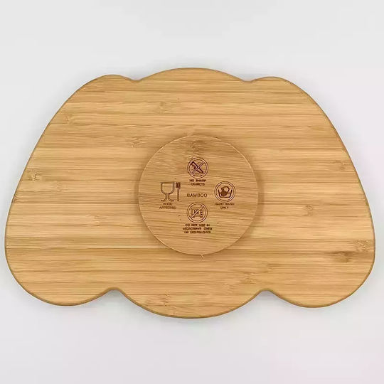 Pandaboo Kinderteller aus Bamboo Rosa