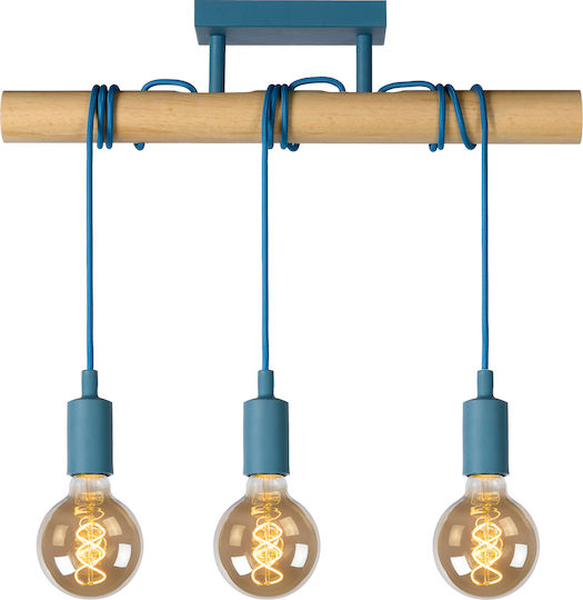 Lucide Lightning Pola Pendant Light Blue Lucide Lightning Pola Pendant Light Blue
