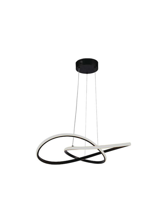 V-TAC Designer Κρεμαστό Φωτιστικό Λευκό LED με Θερμό Λευκό Φως 50εκ.