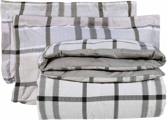 Das Home Сет Чаршафи 235x260см. 1674 Сив 4бр