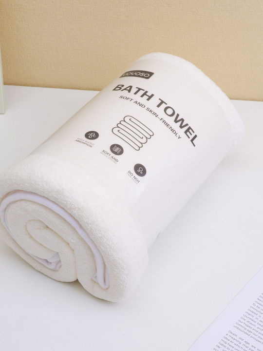 Badehandtuch Weiß