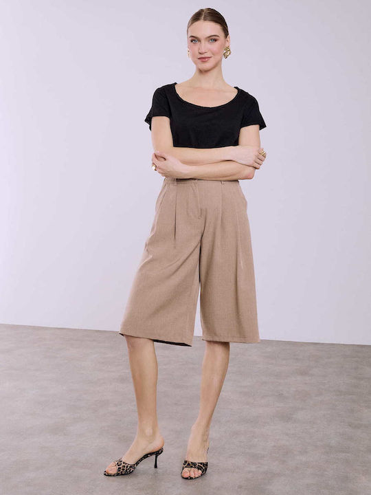 Celestino T-shirt Καμπύλη Στο Τελείωμα Loose Fit Μαύρο