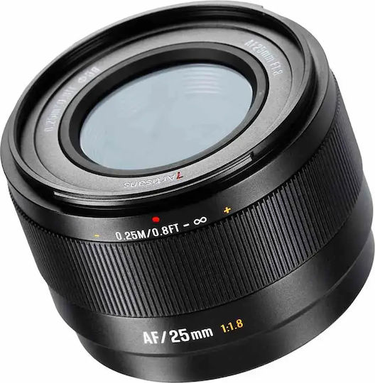 7artisans Crop Φωτογραφικός Φακός Lite Series 25mm f/1.8 Σταθερός για Fujifilm X Mount Μαύρος