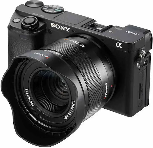 7artisans Crop Kameraobjektiv Lite Series 25mm f/1.8 Statisch für Sony E Berg Schwarz