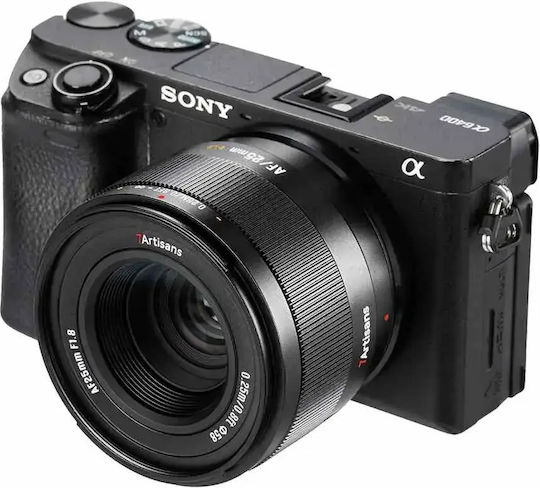 7artisans Crop Kameraobjektiv Lite Series 25mm f/1.8 Statisch für Sony E Berg Schwarz