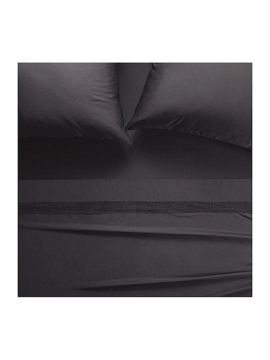 Hauz Σεντόνι King Size 280x290εκ. Grey