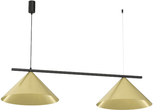 Eko Light Lustră Suspendată Bronz