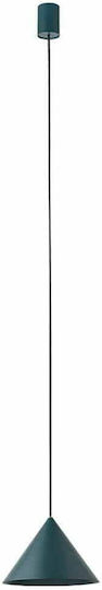 Nowodvorski Zenith Lustră Suspendată Verde 20.5x130cm.