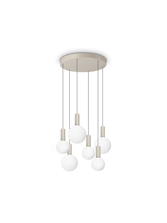 Ideal Lux Pendant Light White 57x57cm