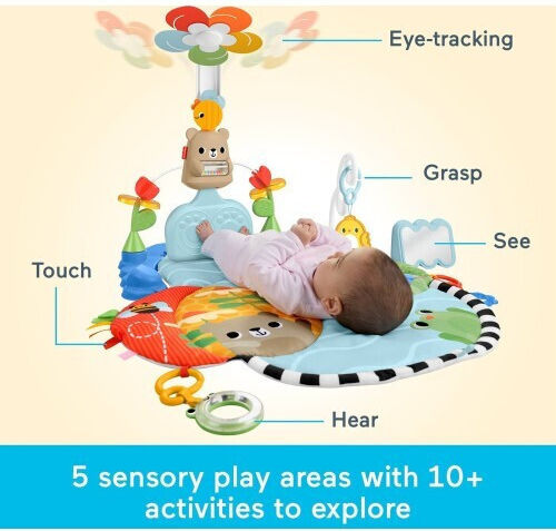 Fisher Price 3 in 1 Kick & Sway Play Mat for Newborns