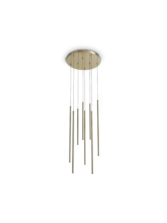 Ideal Lux Κρεμαστό Φωτιστικό LED με Θερμό Λευκό Φως 45x45εκ.