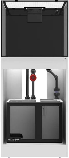 Waterbox Aquariums Acvariu Marin cu Capacitate de 207l cu Suport de Mobilier, Filtru Negru