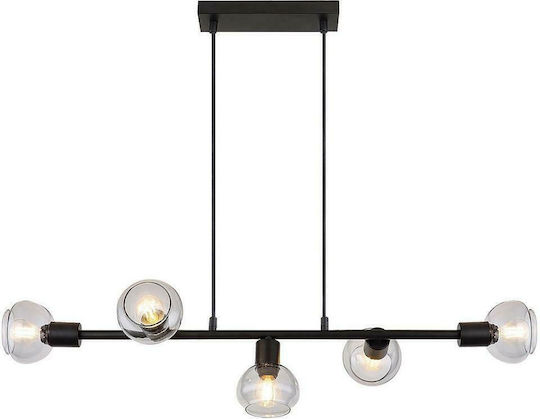 Rabalux Sullivan Hängelampe Schwarz 83x83cm