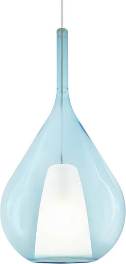 Ideal Lux Pendant Light Blue 28x28cm Ideal Lux Pendant Light Blue 28x28cm