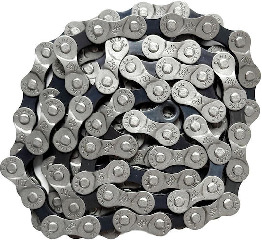 Clarks Ybn C8 Shimano Campagnolo Sram Bicycle Chain 8 Speeds Cp 1 2"x3 32" 116 Links 7.1mm Chain Pin Standard Silver