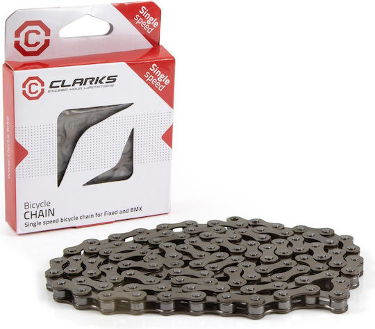 Clarks Ybn C410 Single Speed Bicycle Chain Single Speed 1/2 "x1/8" 116 Links Chain Standard Closed