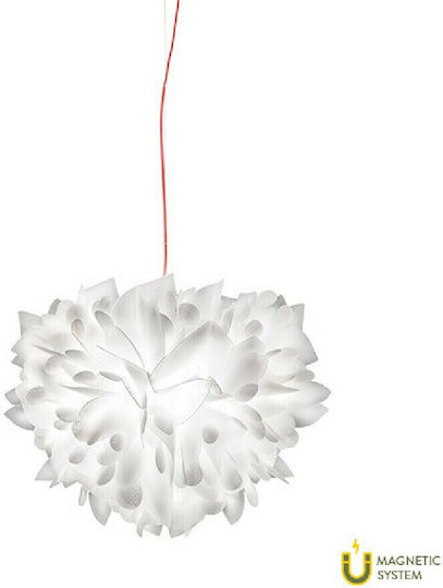 Slamp Veli Foliage Κρεμαστό Φωτιστικό Λευκό 45εκ. Slamp Veli Foliage Κρεμαστό Φωτιστικό Λευκό 45εκ.