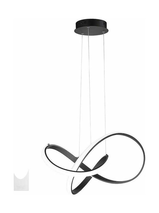 Wofi Pendant Light Black 53cm
